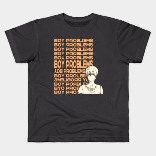 The Boy Guy Problem - Aesthetic Logo Design Kids T-Shirt